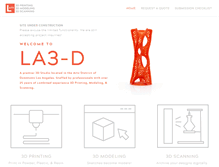 Tablet Screenshot of la3-d.com